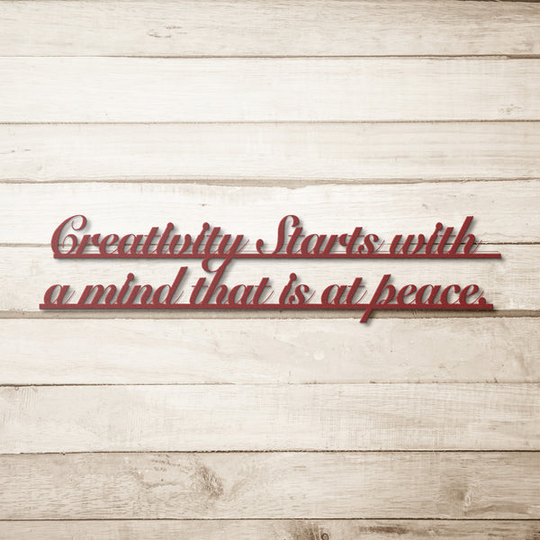 4am.Rocks - Creativity starts with a mind that is at peace.